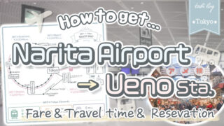 How to get from Narita Airport to Ueno Station