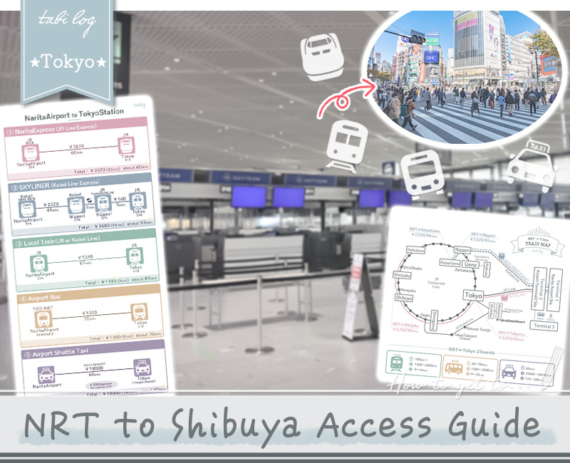 How to get from Narita Airport(NRT) to Shibuya Sta.