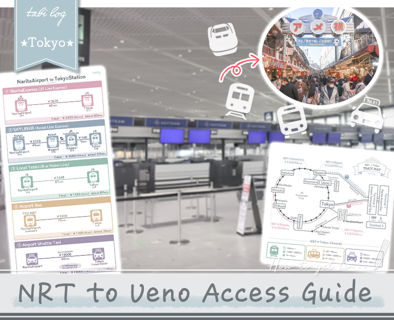 How to get from Narita Airport(NRT) to Ueno Sta.