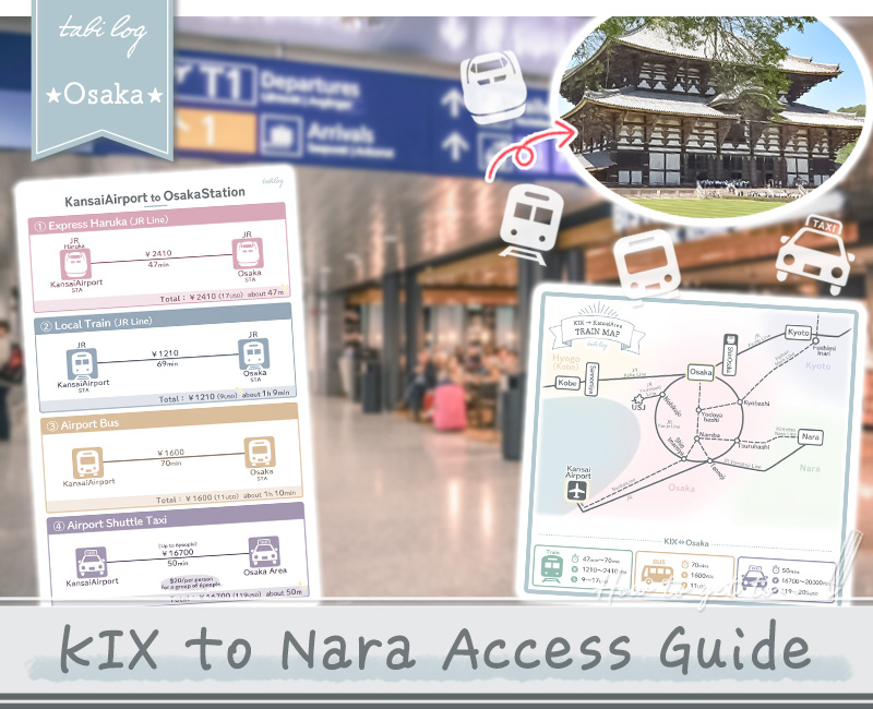 How to get from Kansai Airport to Nara Station