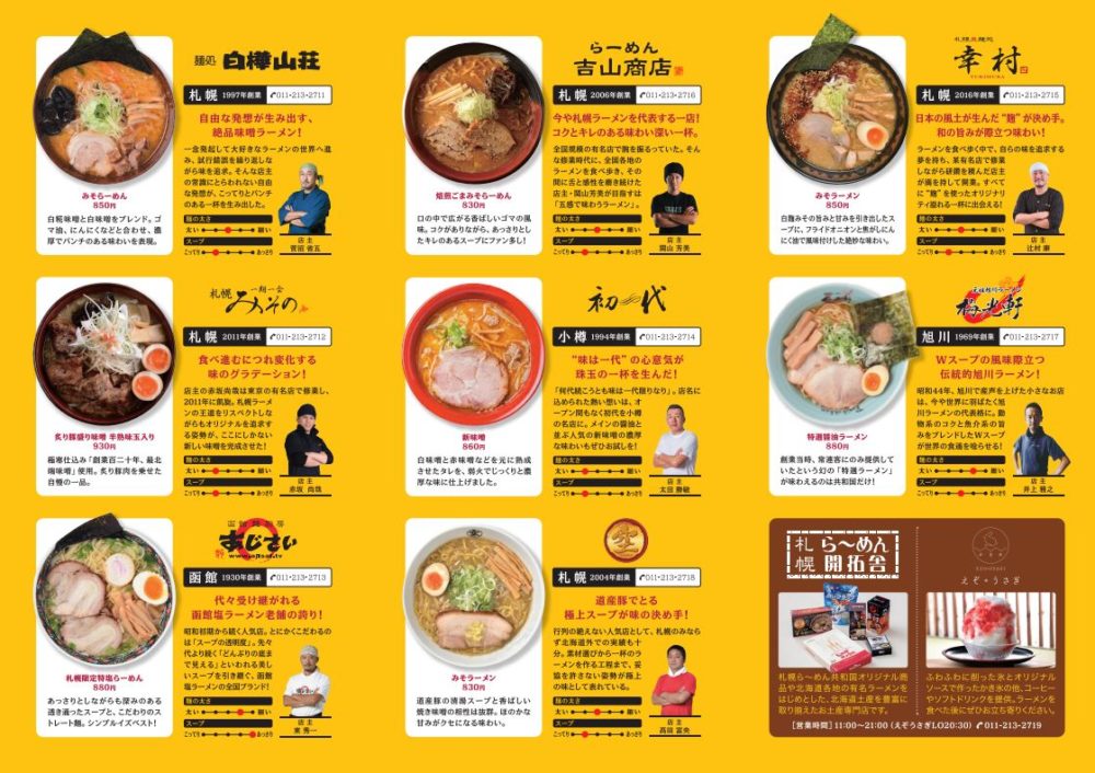 札幌初心者にオススメ らーめん共和国の店舗一覧と私が食べたラーメン Tabilog