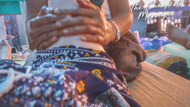 The Cheapest riverside massage in Bankok