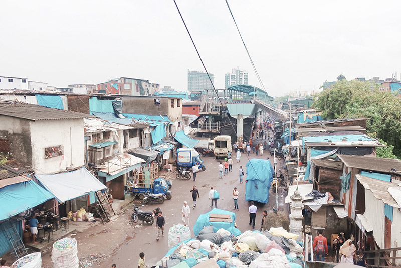 アジア最大のスラム街 ムンバイにあるダラヴィ地区