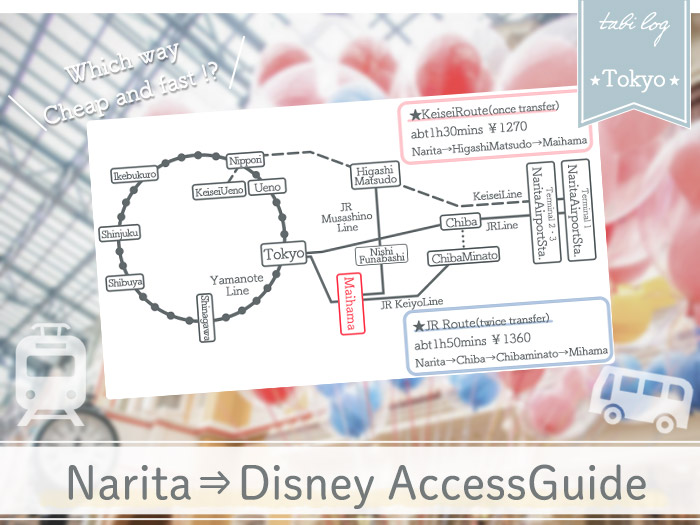 NaritaAirport→DisneyResort Access Guide